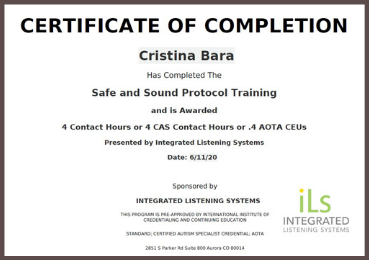 Safe and Sound protocol training